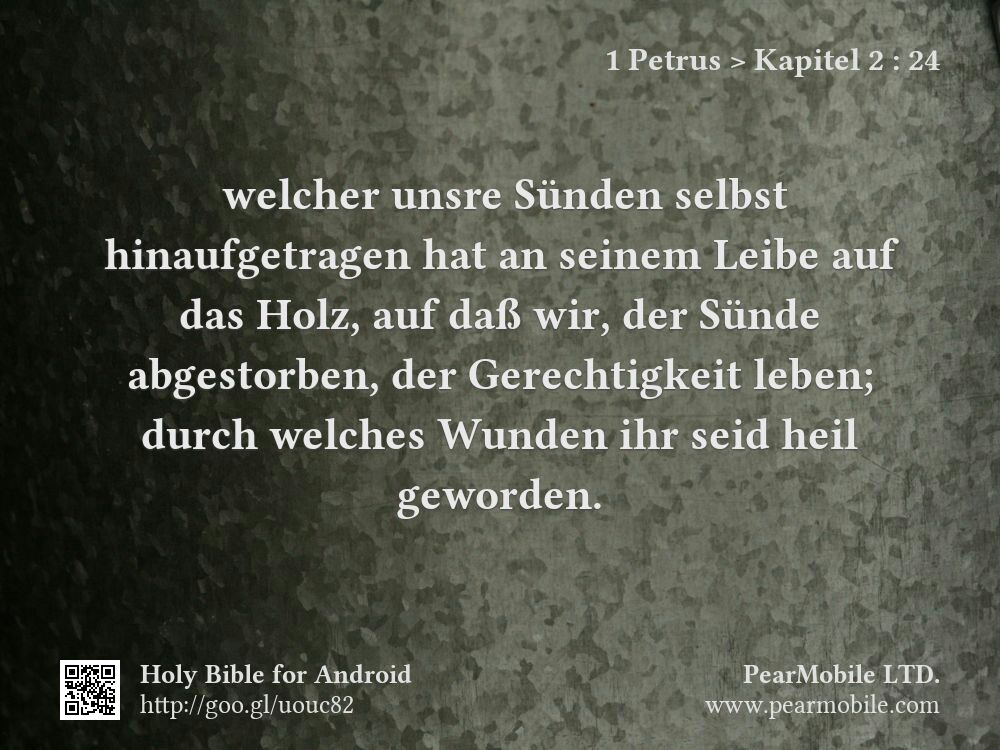 1 Petrus, Kapitel 2:24